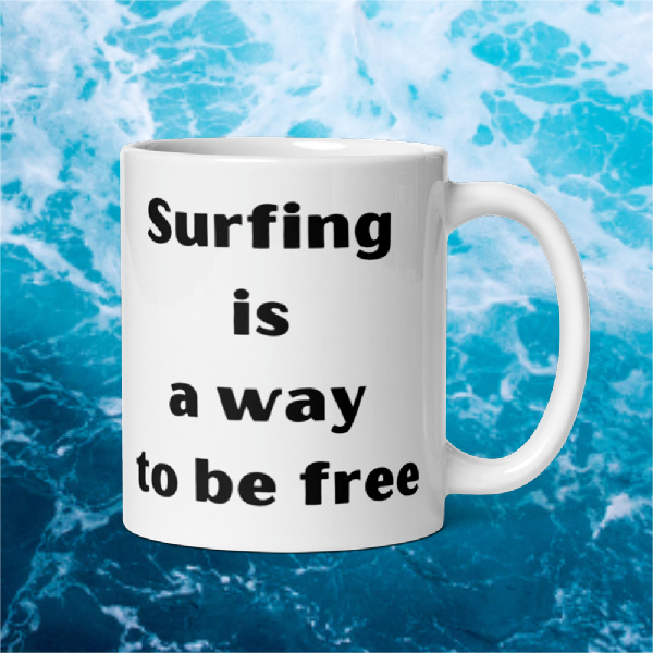 Surfer Mug Man Black