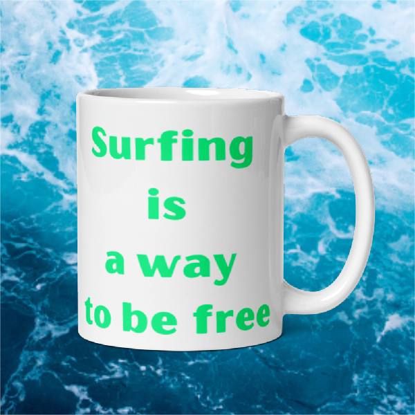 Surfer Mug Man Green