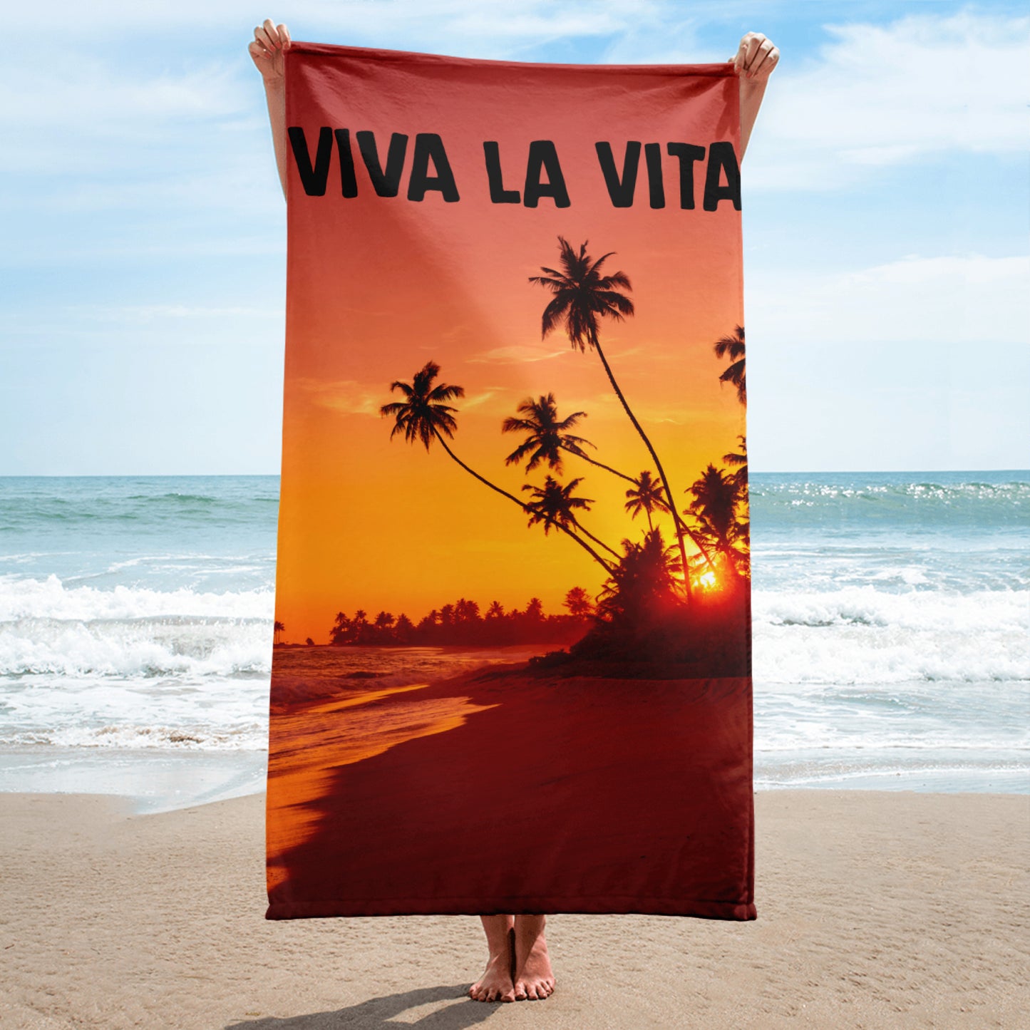 Beach towel Viva la Vita