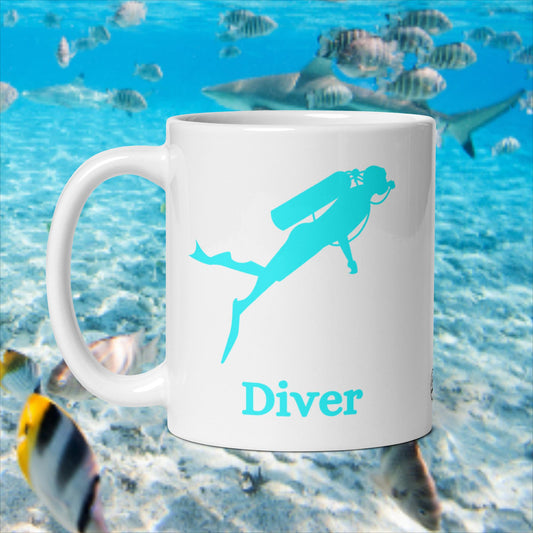 Diver Mug Blue Sky