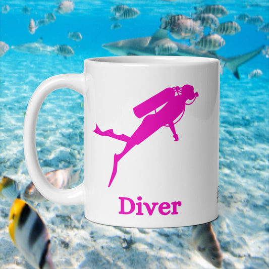 Diver Mug Pink