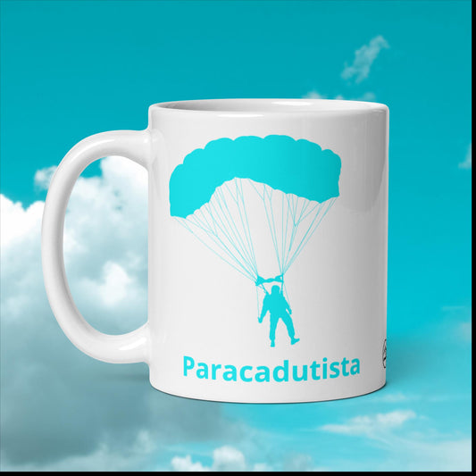 Parachutist Mug Blue Sky