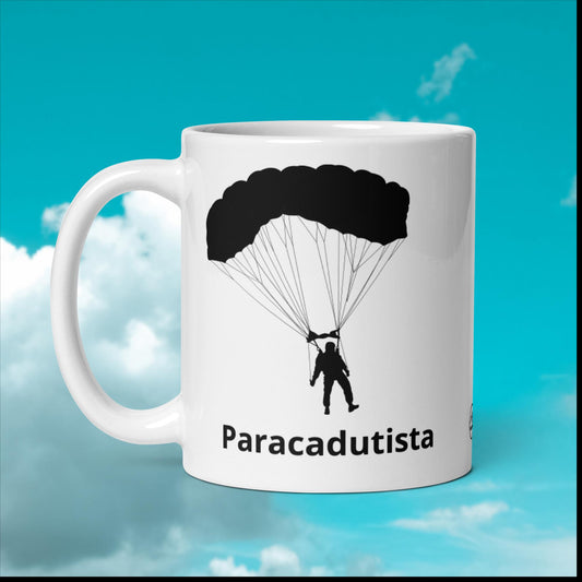 Parachutist Mug Black