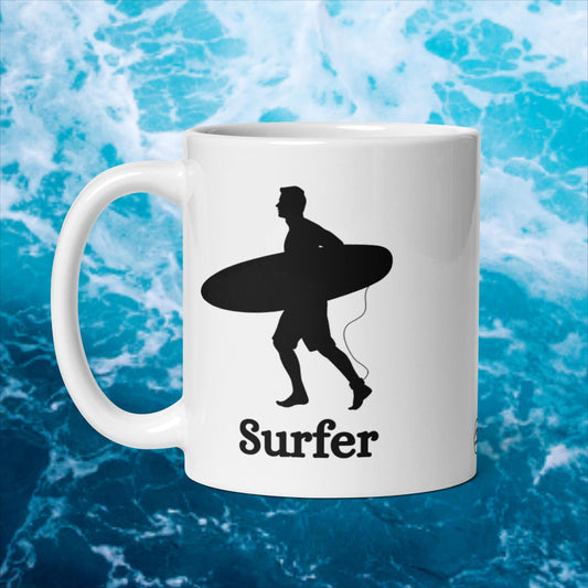 Surfer Mug Man Black