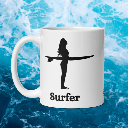 Surfer Mug Woman Black