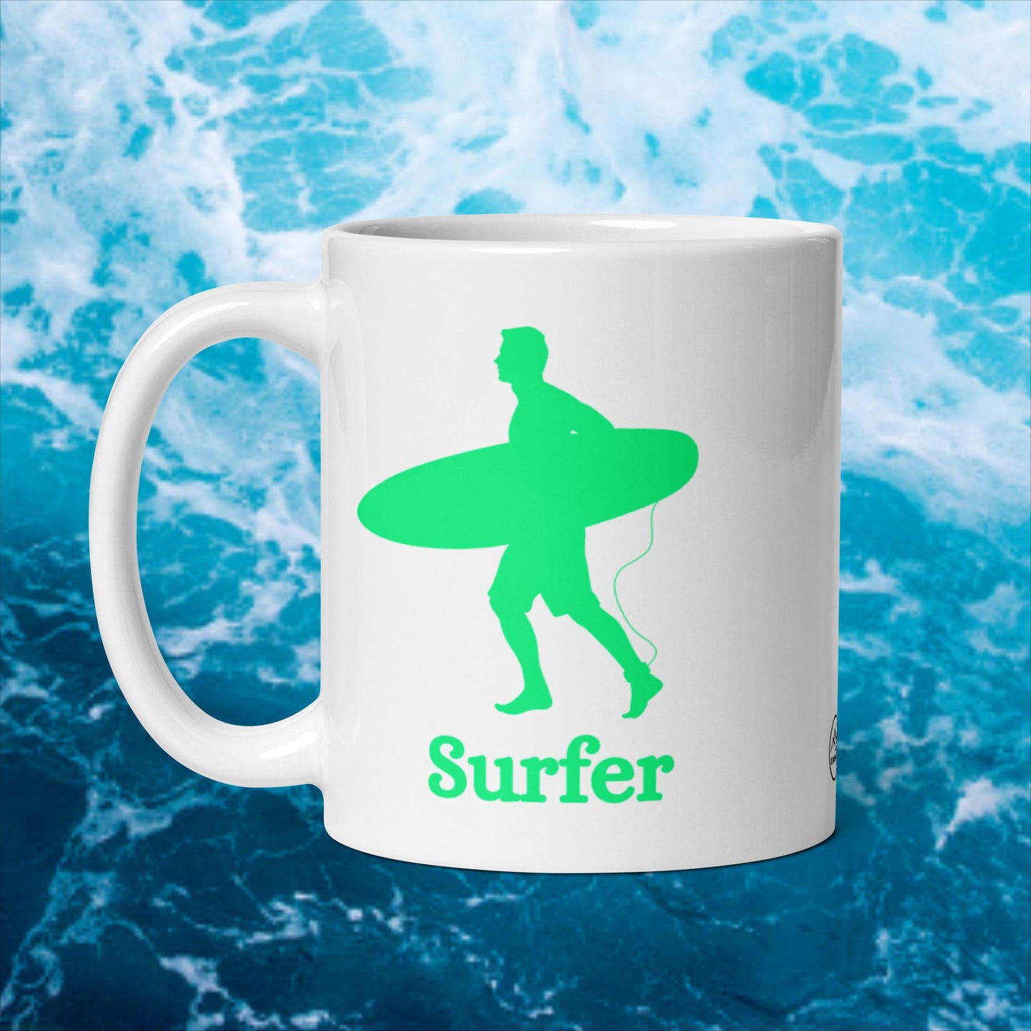 Surfer Mug Man Green